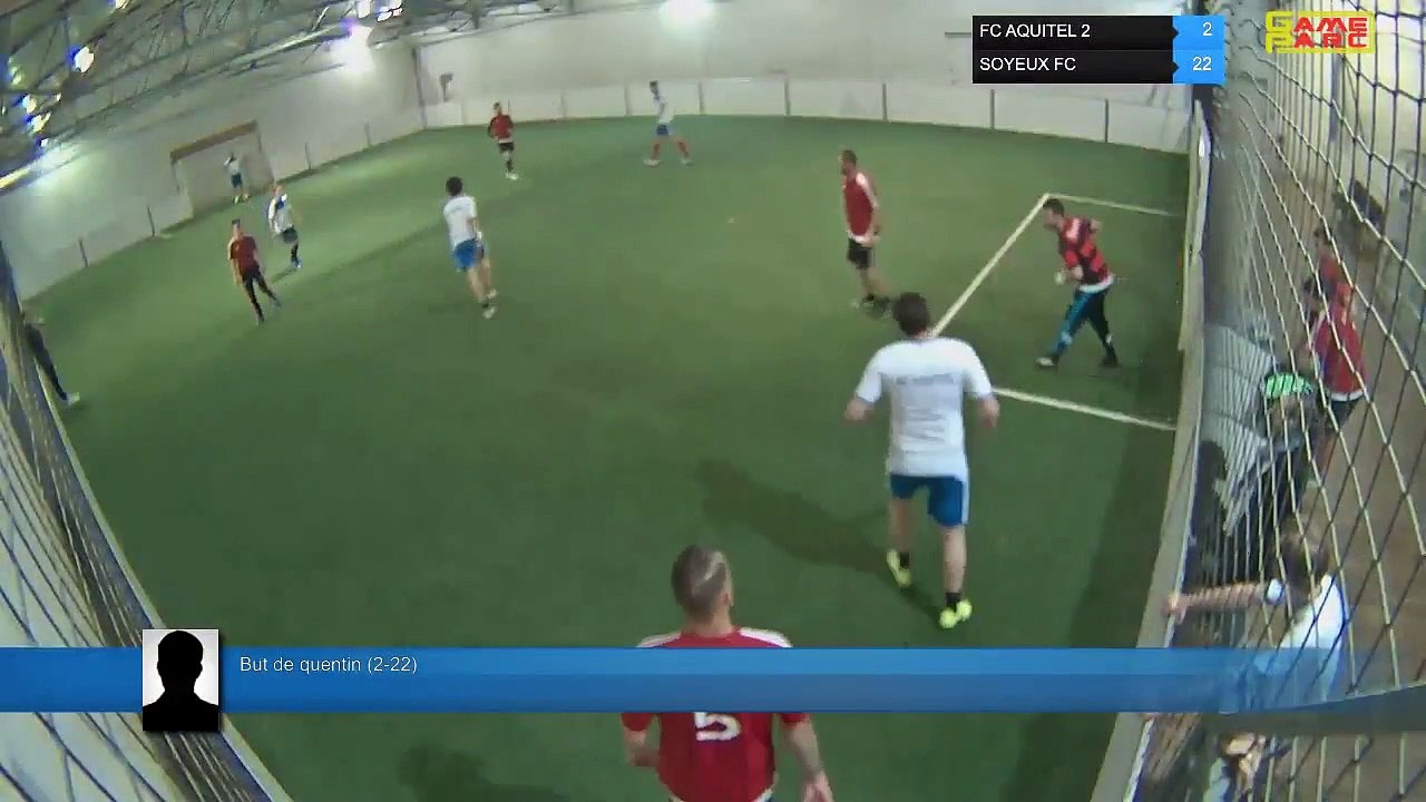 But de quentin (2-22) - FC AQUITEL 2 Vs SOYEUX FC  - 11/04/19 19:00 - LIGUE 4  - Poitiers Game Parc