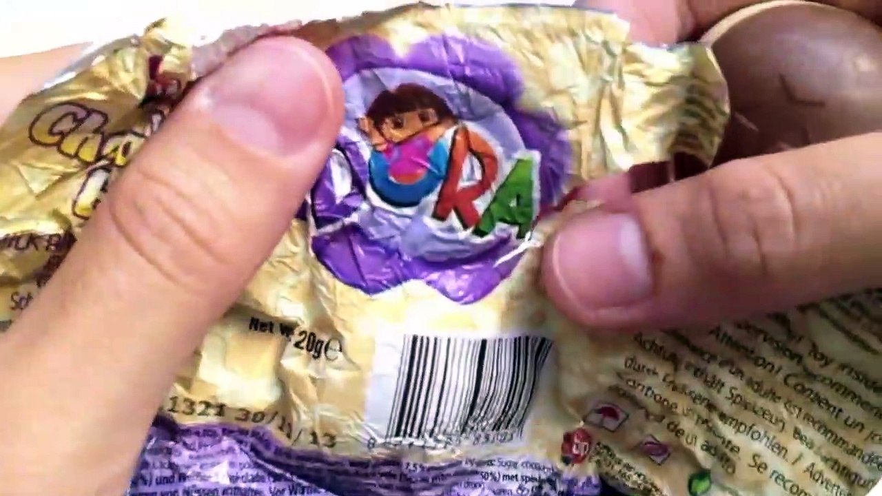 Dora The Explorer, Filly The Unicorn and SpongeBob Kinder Surprise Eggs Unboxing