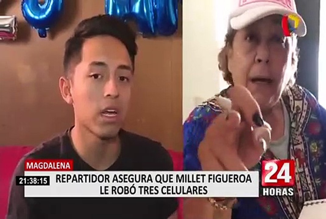Madre de Milett Figueroa fue acusada por el robo de celulares