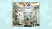 Diamond Life 4light Chrome Finish Round Metal Shade Crystal Chandelier SemiFlush Mount