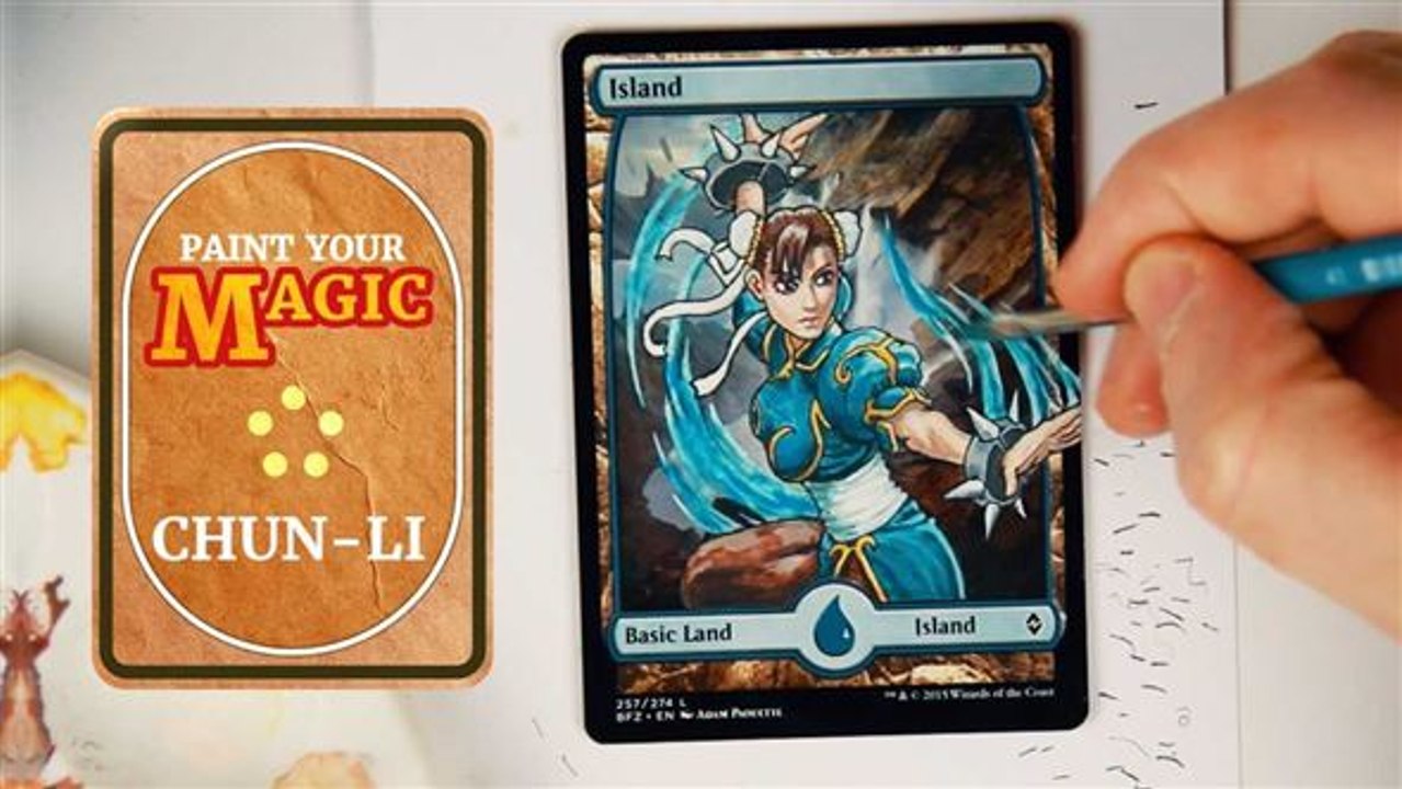 Cartes Magic : comment peindre Chun-Li sur sa carte