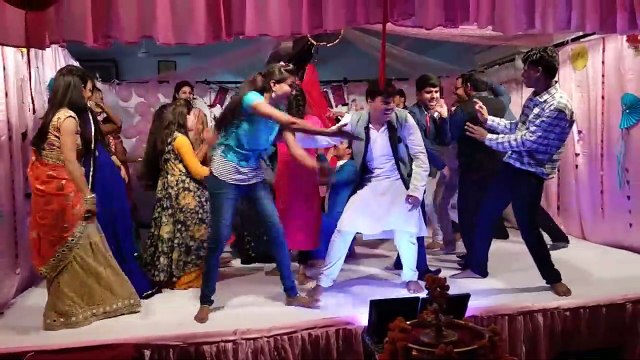 Taker family is dancing joyfully at the stage