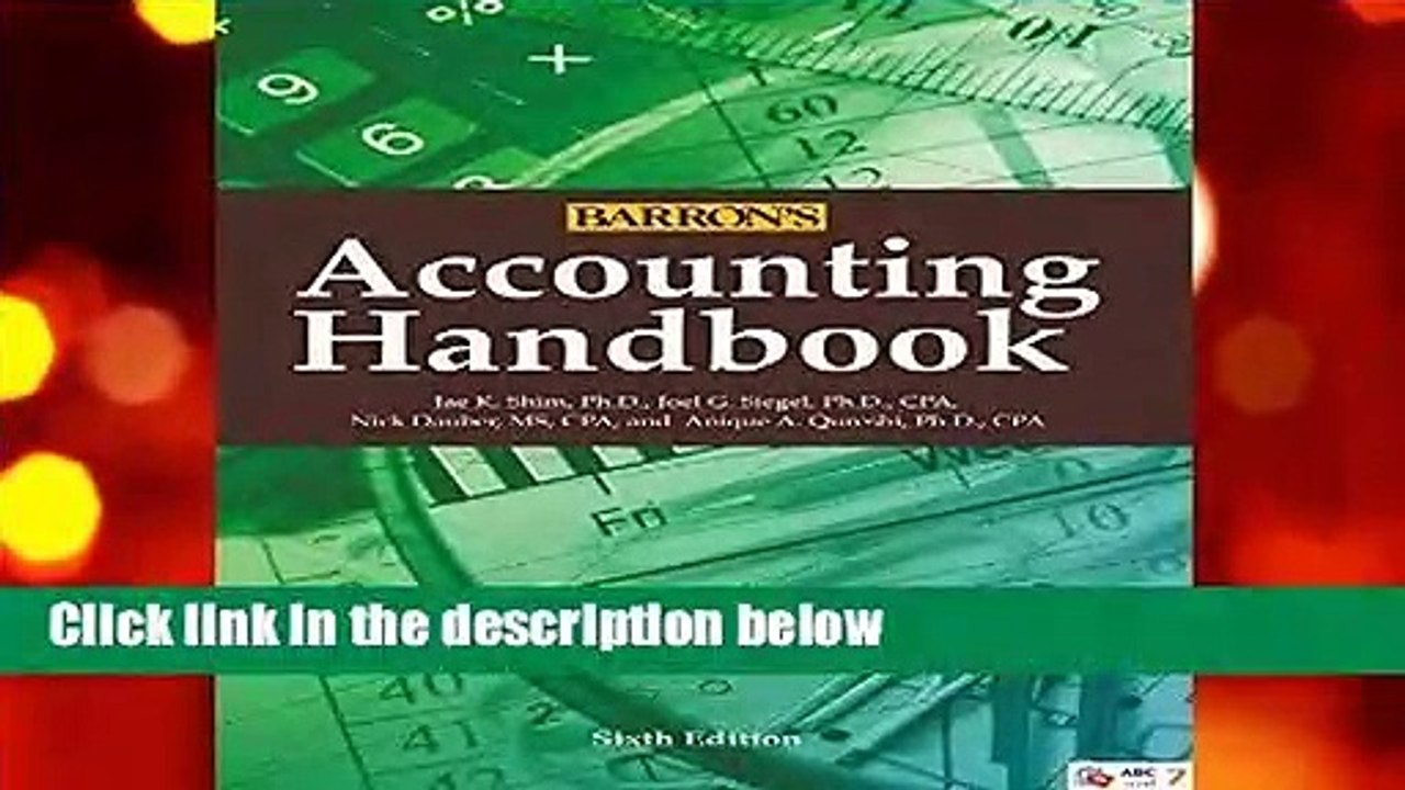 Accounting Handbook (Barron s Accounting Handbook)