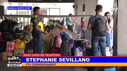 Mga pasahero sa pantalan, dagsa na