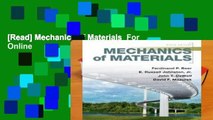 [Read] Mechanics of Materials  For Online