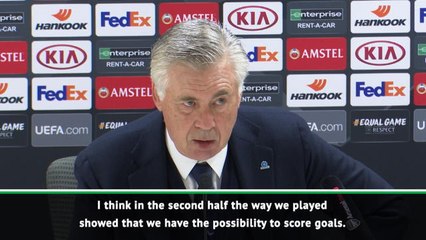 Ancelotti confident Napoli can turn tie around at home