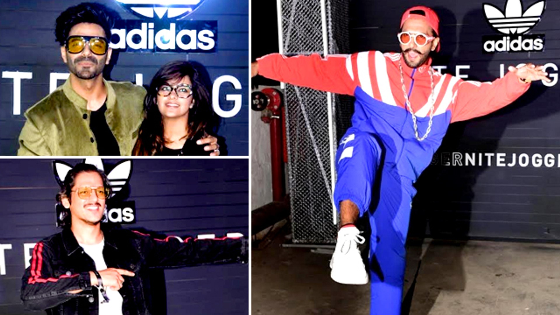 Ranveer Singh Vijay Varma More At The Adidas Night Jogger