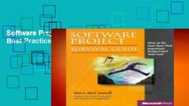 Software Project Survival Guide (Developer Best Practices)