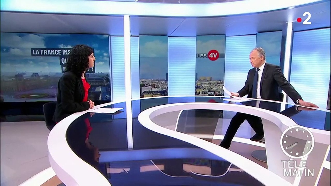Manon Aubry (LFI) souhaite que "les élections européennes soient un référendum contre la politique d'Emmanuel Macron"