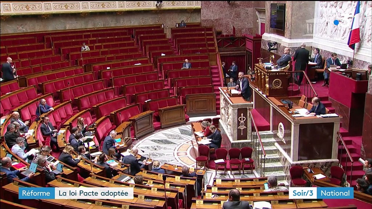 Réforme : la loi Pacte adoptée