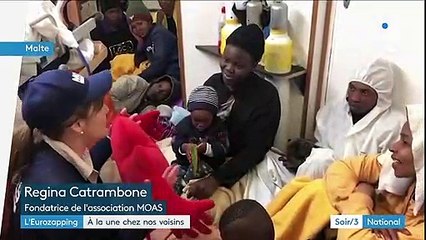 Eurozapping : des migrants bloqués au large de Malte, un test qui fait débat en Allemagne