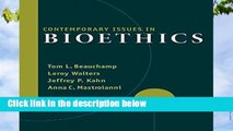 Full E-book  Contemporary Issues in Bioethics  Best Sellers Rank : #2