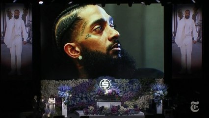 Mourners Gather to Remember Nipsey Hussle