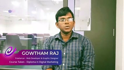 Digital Marketing Training Feedback Video by Mr.Gowtham Raj