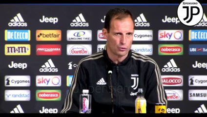 Conferenza stampa ALLEGRI pre SPAL-JUVENTUS: "Nuovo risentimento per Douglas Costa, domani riposano in tanti, anche Cristiano Ronaldo... Giocano Kean, Cuadrado e Perin, su Rugani e Barzagli..." | 12.04.2019