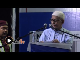 Pilihan raya bukan nak pamer pakaian, ucapan Hadi dapat sorakan