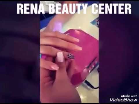 أظافر خطوات الجيل -ديزاين ثابت من مركز رينا للتجميل