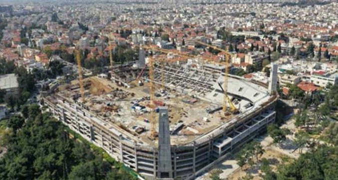Yunan Ekibi AEK'nin Yaptırdığı Ayasofya Stadı Bitmek Üzere