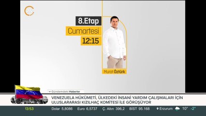 8. Etap cumartesi 12:15'te