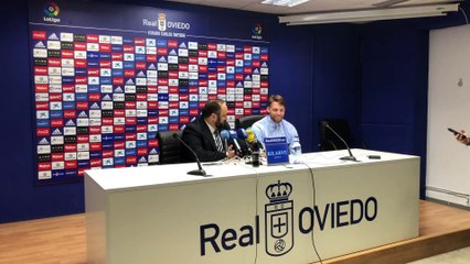 Presentación de Michu como Secretario Técnico del Real Oviedo