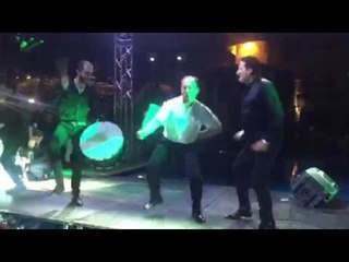 Abo Badr - Bab El 7ara- Dance | الرقصة الحلبية لأبو بدر باب الحارة في حفل النجم محمد اسكندر في دمشق