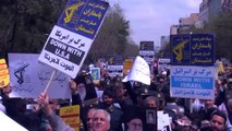 İran'da ABD'nin Devrim Muhafızları Kararı Protesto Edildi