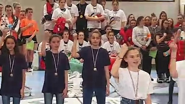 Marseillaise sur le Championnat de France UNSS de Handball