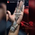 Megan Thee Stallion shows off new chain, on her IG Story, with 