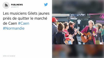 Les musiciens Gilets jaunes priés de quitter le marché de Caen