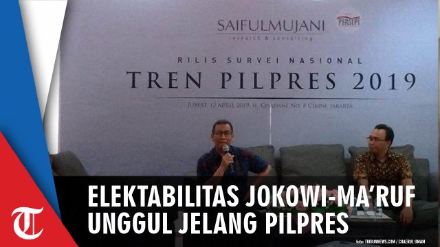 Seminggu Jelang Pencoblosan Jokowi-Ma'ruf Masih Unggul di Survei SMRC