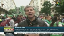 Argentina: trabajadores estatales porteños exigen mejoras salariales