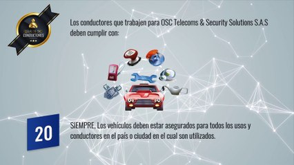 OSC reglas de oro seguridad vial