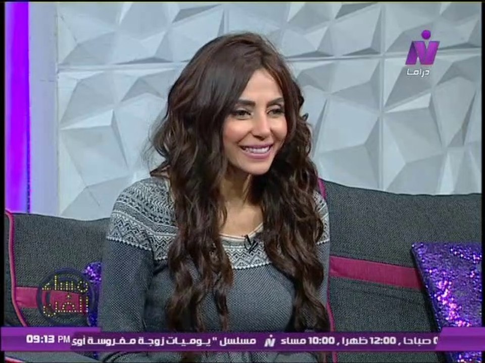 الفنانه رانيا شاهين فى مساء الفن