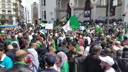 Cezayirliler Geçiş Dönemi Liderlerine Karşı Sokakta (2)