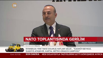 NATO toplantısında gerilim