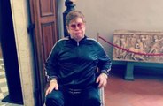 Sir Elton John sprains ankle