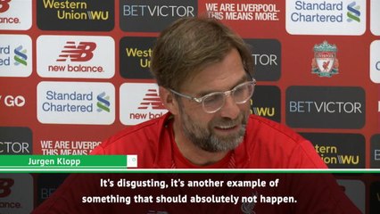 Racists should be banned for life - Klopp