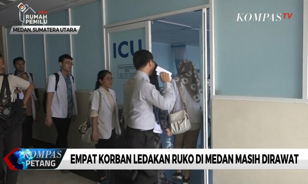 Empat Korban Ledakan Ruko di Medan Masih Dirawat