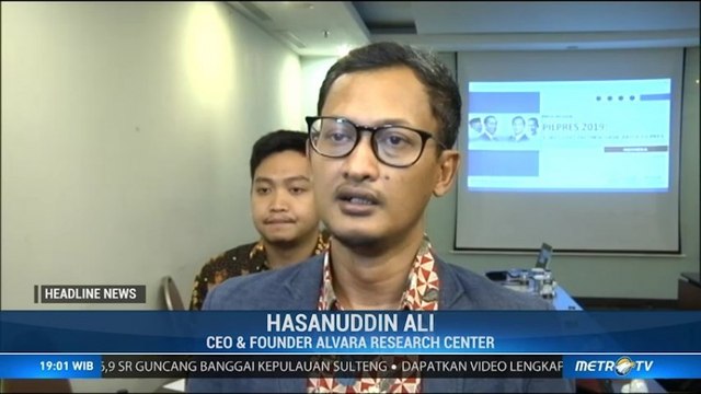 Survei Alvara: Elektabilitas Jokowi 52,2% Prabowo 38,8%