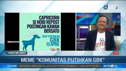 Ini Dia Sosok Penggagas Meme Komunitas Putihkan GBK