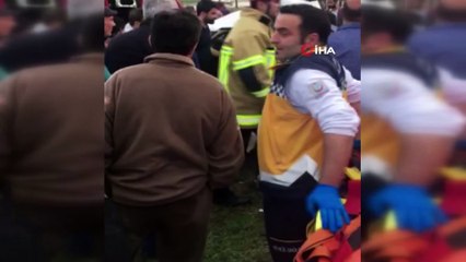 2 kişinin öldüğü korkunç kaza kamerada