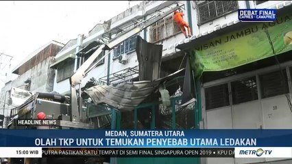 2 Orang Tewas Akibat Ledakan Gas di Medan