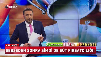 Sebzeden sonra şimdi de süt fırsatçılığı