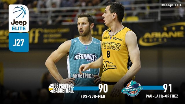Jeep® ÉLITE : Fos-sur-Mer vs Pau-Lacq-Orthez (J27)
