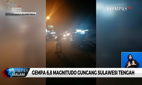 Gempa 6,8 Magnitudo Guncang Sulawesi Tengah
