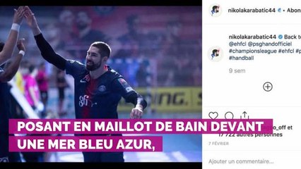 PHOTO. Nikola Karabatic : son magnifique portrait de famille avec sa femme et ses deux enfants