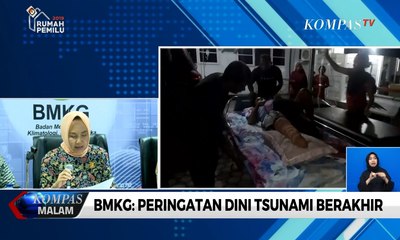 BMKG: Peringatan Dini Tsunami Berakhir