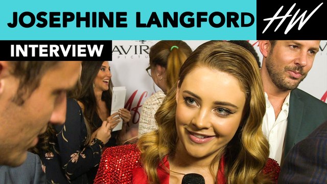 After star Josephine Langford Spills All About Hero Fiennes-Tiffin Lake Scene! | Hollywire