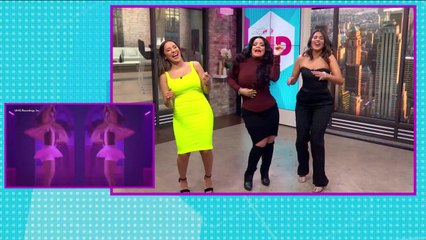 Carolina Sandoval pone a todos a hacer el Kitipun de Juan Luis Guerra