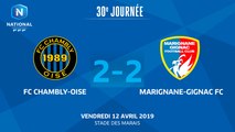 J30 : FC Chambly-Oise - Marignane-Gignac FC (2-2), le résumé